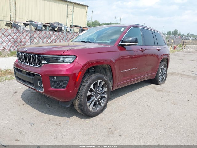 45684204 :رقم المزاد ، 1C4RJHDG4N8622149 vin ، 2022 Jeep Grand Cherokee Overland 4x4 مزاد بيع