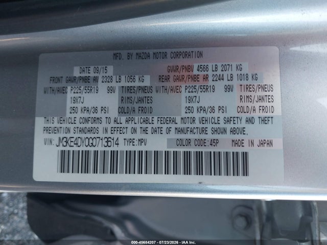 JM3KE4DY0G0713614 Mazda Cx-5 Grand Touring