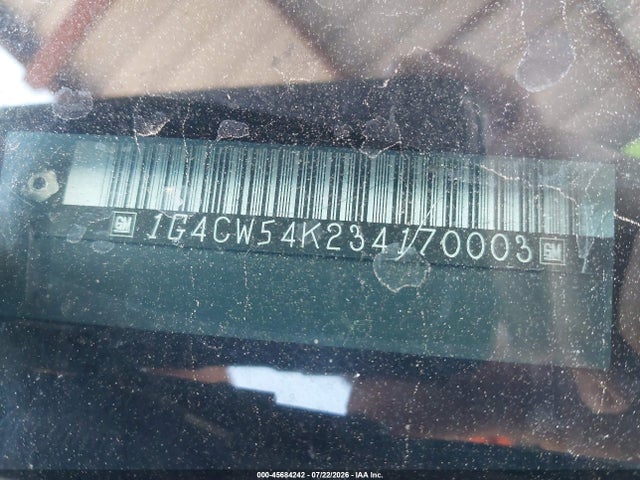 Aukcja sprzedaży 2003 Buick Park Avenue, vin: 1G4CW54K234170003, numer aukcji: 45684242
