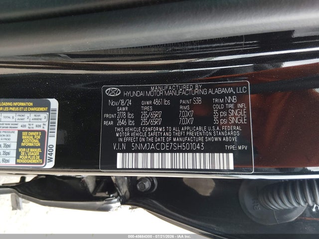 Hyundai TUCSON SE 2025 5NMJACDE7SH501043 Image 9
