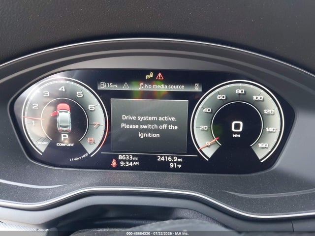Aukcja sprzedaży 2025 Audi A5 Sportback Premium 45 Tfsi S Line Quattro S Tronic, vin: WAUDACF50SA015627, numer aukcji: 45684330