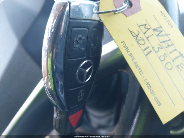 Aukcja sprzedaży 2011 Mercedes-benz Ml 350 Bluetec 4matic, vin: 4JGBB2FB2BA727480, numer aukcji: 45684340