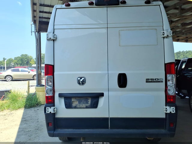 2023 Ram Promaster 2500 High Roof 159 Wb მანქანა იყიდება აუქციონზე, vin: 3C6LRVDG7PE593873, აუქციონის ნომერი: 45684350
