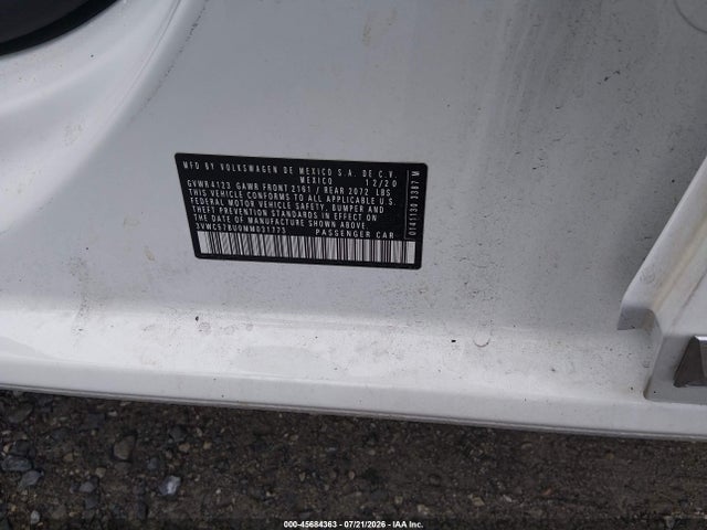 Продажа на аукционе авто 2021 Volkswagen Jetta 1.4t R-line/1.4t Se/s, vin: 3VWC57BU0MM031773, номер лота: 45684363