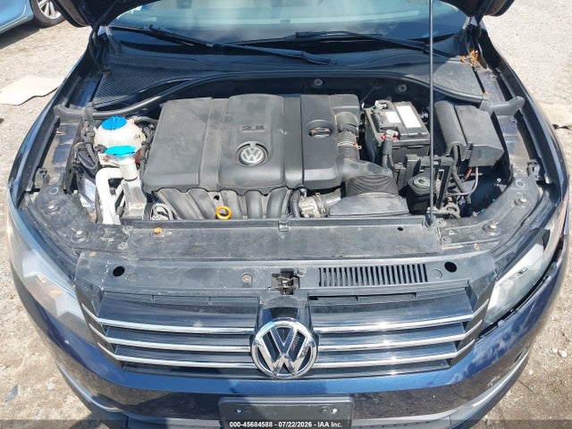 2012 Volkswagen Passat 2.5l Se მანქანა იყიდება აუქციონზე, vin: 1VWBP7A31CC031473, აუქციონის ნომერი: 45684588