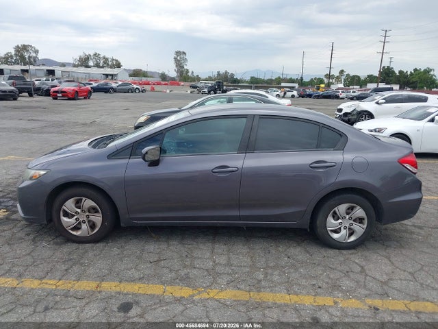 2014 Honda Civic Lx მანქანა იყიდება აუქციონზე, vin: 19XFB2F58EE252967, აუქციონის ნომერი: 45684694