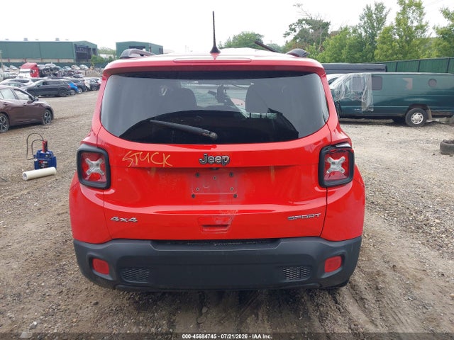 Продаж на аукціоні авто 2018 Jeep Renegade Sport 4x4, vin: ZACCJBAB6JPH52562, номер лоту: 45684745