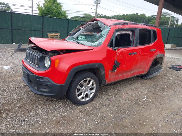 Продаж на аукціоні авто 2018 Jeep Renegade Sport 4x4, vin: ZACCJBAB6JPH52562, номер лоту: 45684745