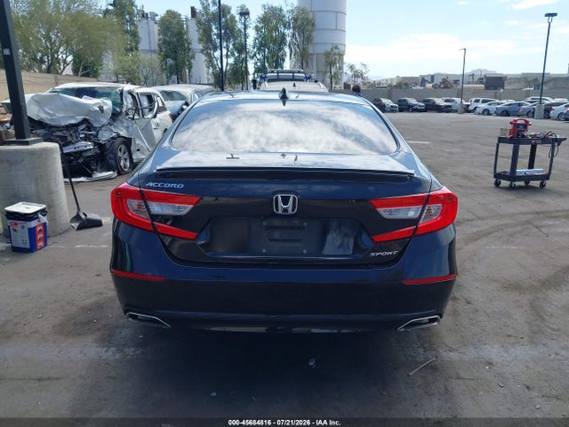 2020 Honda Accord Sport მანქანა იყიდება აუქციონზე, vin: 1HGCV1F38LA058086, აუქციონის ნომერი: 45684816