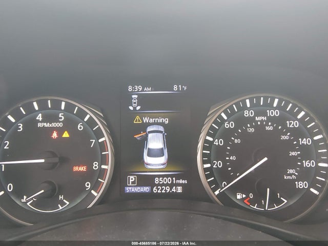 Aukcja sprzedaży 2018 Infiniti Q50 3.0t Luxe, vin: JN1EV7AR5JM433078, numer aukcji: 45685186