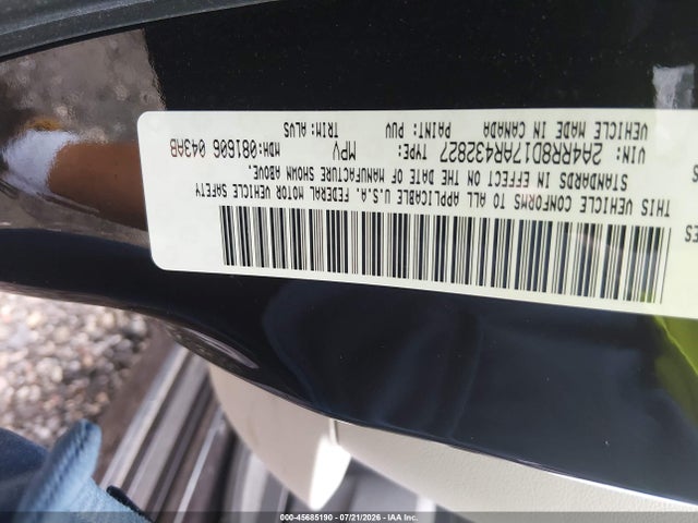 Продажа на аукционе авто 2010 Chrysler Town & Country Touring Plus, vin: 2A4RR8D17AR432827, номер лота: 45685190
