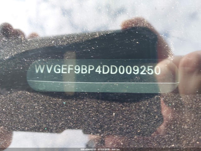 45685218 :رقم المزاد ، WVGEF9BP4DD009250 vin ، 2013 Volkswagen Touareg Vr6 Sport مزاد بيع