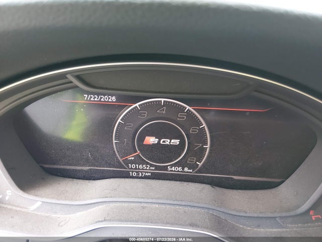 Продажа на аукционе авто 2018 Audi Sq5 3.0t Premium Plus, vin: WA1C4AFY1J2079621, номер лота: 45685274