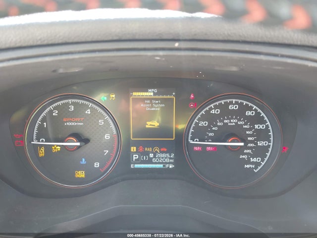 2019 Subaru Forester Sport მანქანა იყიდება აუქციონზე, vin: JF2SKAPC2KH538360, აუქციონის ნომერი: 45685338
