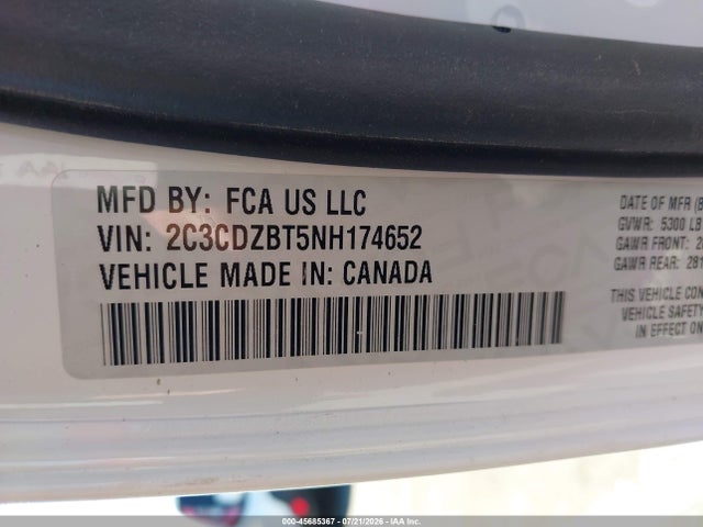Dodge Challenger R/t 2022 2C3CDZBT5NH174652 Image 9