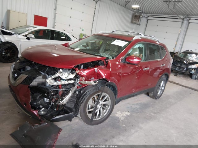 2015 Nissan Rogue Sl მანქანა იყიდება აუქციონზე, vin: 5N1AT2MV3FC795674, აუქციონის ნომერი: 45685378