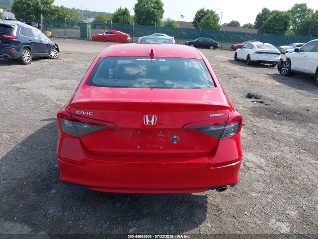 2022 Honda Civic Sport მანქანა იყიდება აუქციონზე, vin: 2HGFE2F58NH597946, აუქციონის ნომერი: 45685506