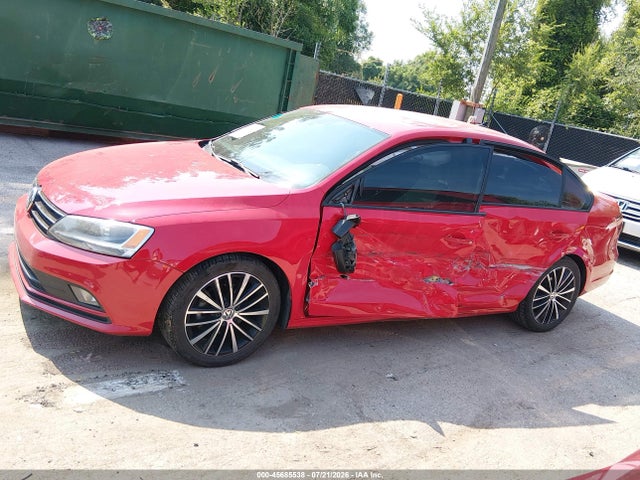 45685538 :رقم المزاد ، 3VWB17AJ9GM272363 vin ، 2016 Volkswagen Jetta 1.8t Sport مزاد بيع