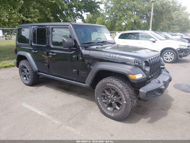 Aukcja sprzedaży 2021 Jeep Wrangler Unlimited Willys 4x4, vin: 1C4HJXDG0MW573211, numer aukcji: 45685718