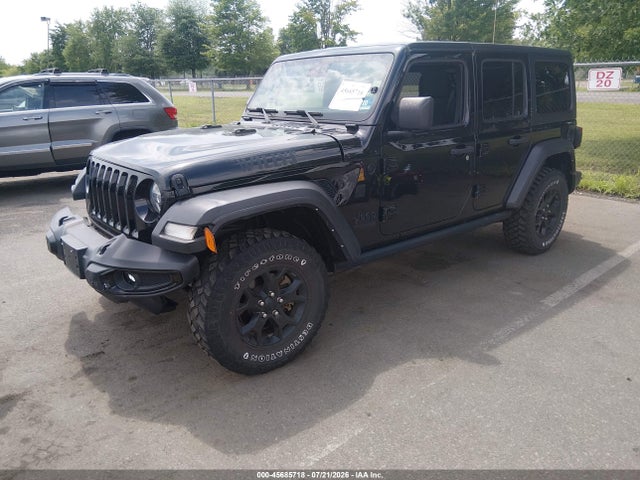 Aukcja sprzedaży 2021 Jeep Wrangler Unlimited Willys 4x4, vin: 1C4HJXDG0MW573211, numer aukcji: 45685718