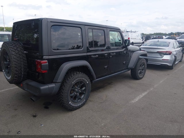 Aukcja sprzedaży 2021 Jeep Wrangler Unlimited Willys 4x4, vin: 1C4HJXDG0MW573211, numer aukcji: 45685718