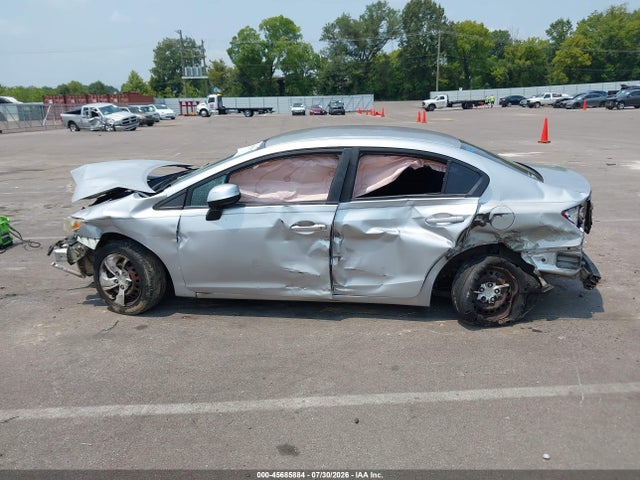 45685884 :رقم المزاد ، 19XFB2F53DE006648 vin ، 2013 Honda Civic Lx مزاد بيع
