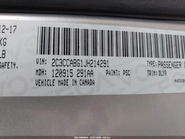 Chrysler 300 300s 2018 2C3CCABG1JH214291 Image 9