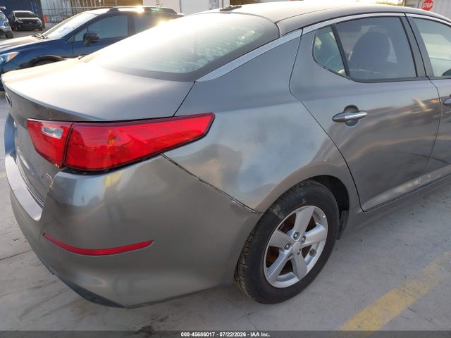 2014 Kia Optima Lx მანქანა იყიდება აუქციონზე, vin: 5XXGM4A73EG330856, აუქციონის ნომერი: 45686017