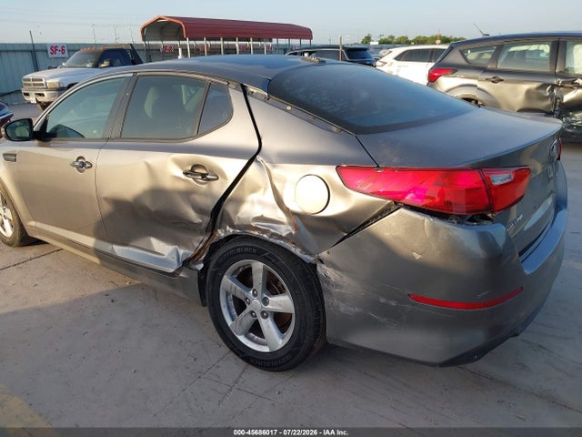 2014 Kia Optima Lx მანქანა იყიდება აუქციონზე, vin: 5XXGM4A73EG330856, აუქციონის ნომერი: 45686017