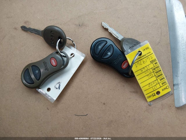 45686064 :رقم المزاد ، 1J4GW58N31C619762 vin ، 2001 Jeep Grand Cherokee Limited مزاد بيع