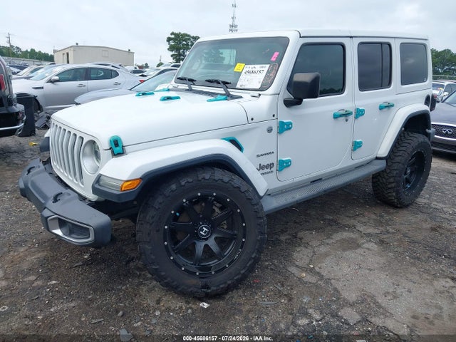 Продаж на аукціоні авто 2018 Jeep Wrangler Unlimited Sahara 4x4, vin: 1C4HJXEG9JW164621, номер лоту: 45686157