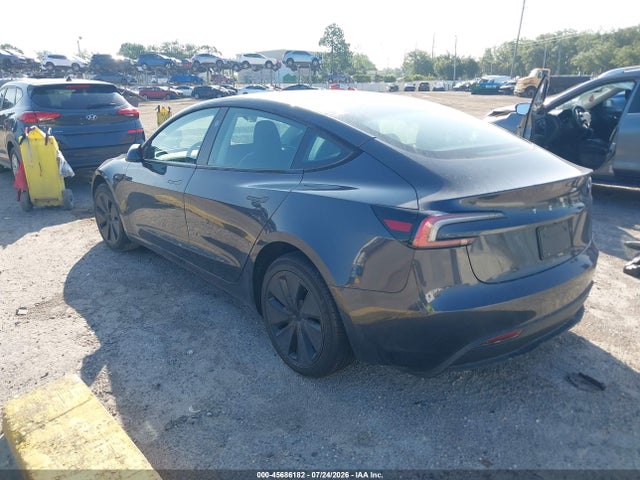 Aukcja sprzedaży 2025 Tesla Model 3 Long Range Rear-wheel Drive/standard Rear-wheel Drive, vin: 5YJ3E1EAXSF018886, numer aukcji: 45686182