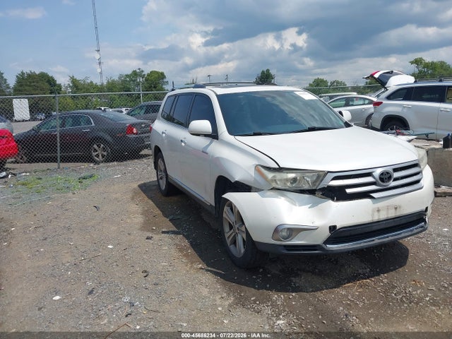 45686234 :رقم المزاد ، 5TDDK3EH9CS154297 vin ، 2012 Toyota Highlander Limited V6 مزاد بيع