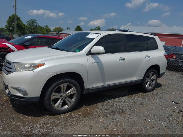 45686234 :رقم المزاد ، 5TDDK3EH9CS154297 vin ، 2012 Toyota Highlander Limited V6 مزاد بيع
