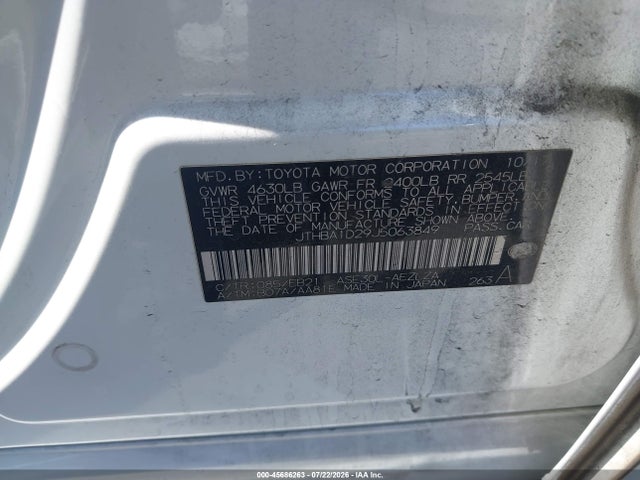 Lexus IS 300 2018 JTHBA1D29J5063849 Image 9
