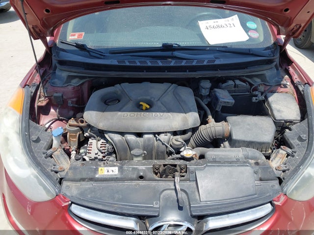 2013 Hyundai Elantra Limited მანქანა იყიდება აუქციონზე, vin: 5NPDH4AE0DH202759, აუქციონის ნომერი: 45686321
