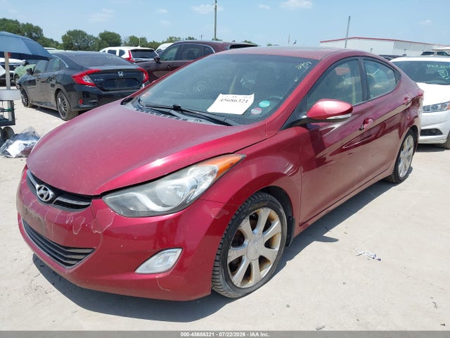 2013 Hyundai Elantra Limited მანქანა იყიდება აუქციონზე, vin: 5NPDH4AE0DH202759, აუქციონის ნომერი: 45686321