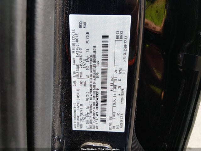 Ford F-150 Xlt 2021 1FTEW1CB3MFA39319 Image 9