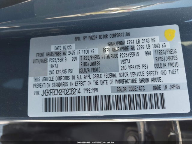 Mazda Cx-5 2.5 S Carbon Edition 2023 JM3KFBCM2P0206214 Image 9