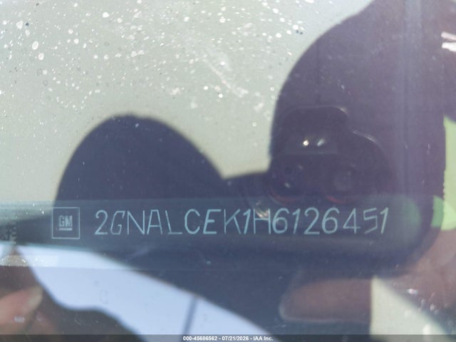 Chevrolet EQUINOX LT 2017 2GNALCEK1H6126451 Image 9