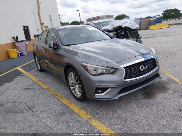 45686632 :رقم المزاد ، JN1EV7AP5KM519541 vin ، 2019 Infiniti Q50 3.0t Luxe مزاد بيع