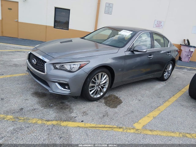 45686632 :رقم المزاد ، JN1EV7AP5KM519541 vin ، 2019 Infiniti Q50 3.0t Luxe مزاد بيع