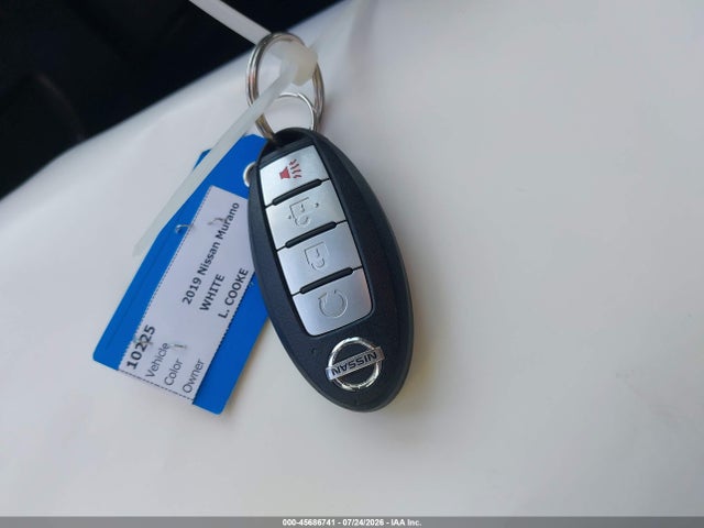 Продажа на аукционе авто 2019 Nissan Murano S, vin: 5N1AZ2MSXKN165542, номер лота: 45686741