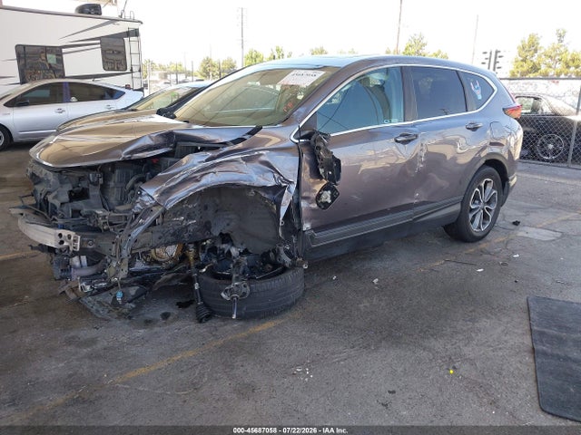 45687058 :رقم المزاد ، 7FARW1H51NE013381 vin ، 2022 Honda Cr-v 2wd Ex مزاد بيع