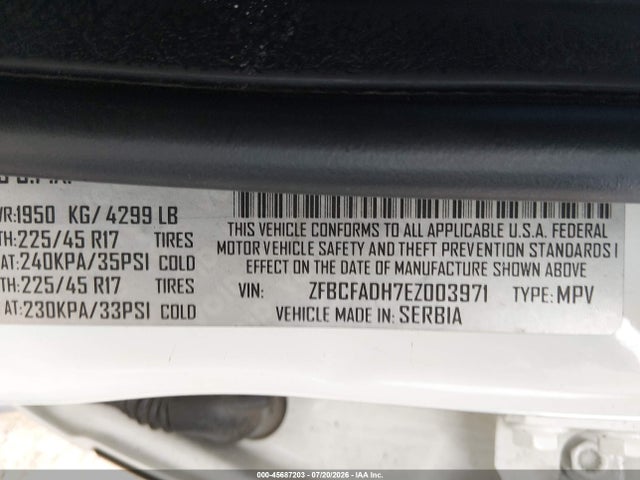 Fiat 500L TREKKING 2014 ZFBCFADH7EZ003971 Image 9