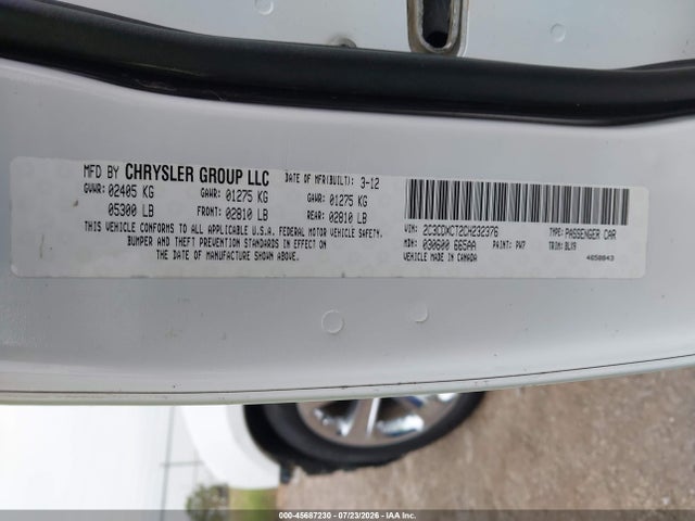 Aukcja sprzedaży 2012 Dodge Charger R/t, vin: 2C3CDXCT2CH232376, numer aukcji: 45687230