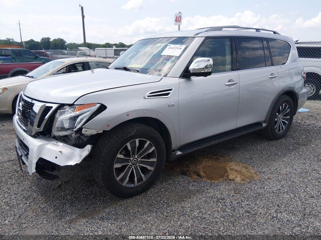 2017 Nissan Armada Sl მანქანა იყიდება აუქციონზე, vin: JN8AY2NC3H9501374, აუქციონის ნომერი: 45687310
