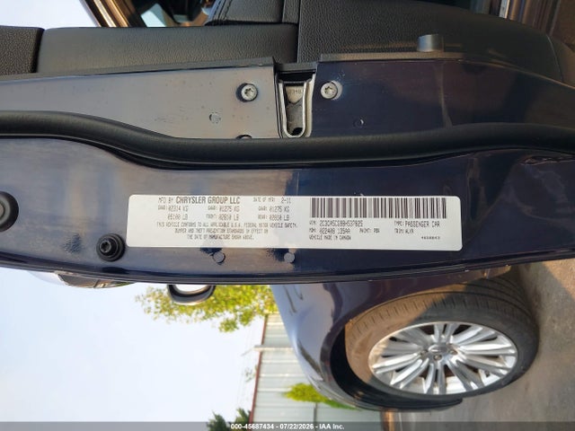 45687434 :رقم المزاد ، 2C3CA5CG9BH537825 vin ، 2011 Chrysler 300 Limited مزاد بيع