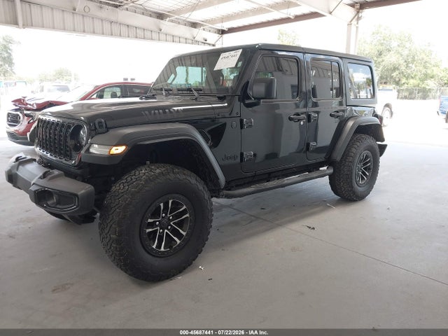 45687441 :رقم المزاد ، 1C4RJXDN9SW513962 vin ، 2025 Jeep Wrangler 4-door Willys 4x4 مزاد بيع