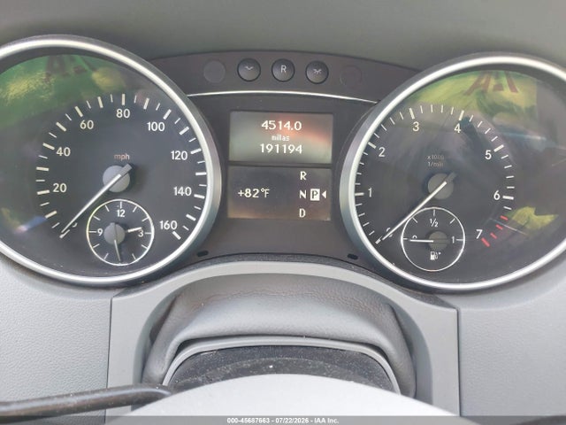 2010 Mercedes-benz Ml 350 მანქანა იყიდება აუქციონზე, vin: 4JGBB5GB8AA612025, აუქციონის ნომერი: 45687663